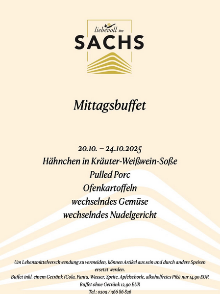 Buffet Beispiel